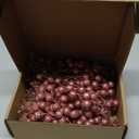Crafare 24 Pack Rose Gold Christmas Glitter Berries Stems Artificial Christmas Picks for Christmas Tree Ornaments Wreath, Crafts, Holiday and Home Decor