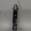 Outdoor Pocket Hunting Knife, push button Knife,Suitable For Camping Hunting Survival (Black)