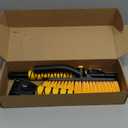 helloleiboo 2025 Extra Long 55.7" Ice Scrapers for Car Windshield Multi-Functional Detachable Car Ice Scraper with Foam Grip and 270° Pivoting Brush Head Snow Brush for SUV Truck Auto(Yellow)