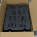 Pipishell 3 Tier Rolling Cart Organizer, Plastic Rolling Cart with Lockable Wheels & Reinforced Handle, Lightweight Utility Storage Cart for Nursery, Kitchen, Craft Room, Black