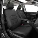 EKR Camry Seat Covers for Toyota Camry L, LE, SE 2018-2024 & SE Nightshade 2020-2024,(Not for Hybrid) Leather Car Seat Cover Full Set for Trucks SUV-Faux Leather (Black)