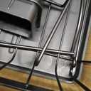 7 code Large Dish Drying Rack for Kitchen Counter, Detachable Large Capacity Dish Drainer Organizer, 2-Tier Dish Racks with Utensil Holder, Black