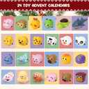 Advent Calendar 2025 Cars Toys for Kids, 24 Days Christmas Countdown Calendar Animals Pull Back Car Vehicles Toy Set, Stocking Stuffers New Year Birthday Xmas Gift Surprise Box for Boys Girls