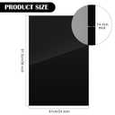 Juexica 1 Pcs 24'' x 36'' Black Acrylic Sheet 1/4'' Thick Cast Acrylic Sheet Plastic Board with Protective Paper for Craft Signs DIY Projects Stand Wedding Invitation Switch Panel