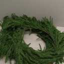 Artgar 26 Inch Pine Wreath - Christmas Wreaths for Front Door - Real Touch Pine Wreath - Large Artificial Green Wreaths for Walls Windows Porches Farmhouse Indoor Outdoor Home Decor (Style-1)