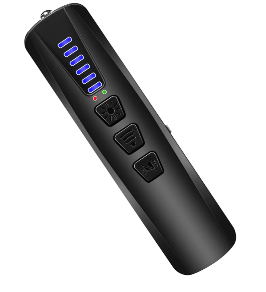 AI Hidden Camera Detector, Anti-Spy Camera Finder RF Signal & WiFi Scanner Hidden Devices Detector for GPS Trackers, 4 Modes for Hotel, Bathroom, Office, Car Travel Security (Black