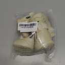 Dog Shoes, Dog Sandals for Hot Pavement, Non-Slip Waterproof Dog Booties for Winter Snowy Day and Summer, Adjustable Straps Easy-Clean Beach Outdoor Pet Boots Rugged Sole-4Pcs Beige (Size 4:2.24''x1.73'')(L*W))