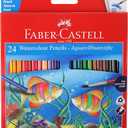 Faber Castell Faber - Castell Water Colour Pencils (Pack of 24)