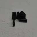 1PACK Clamp-On Monitor Headphone Stand  Adjustable Headset Holder with 360 Rotating Hook, Silicone Protection, Space-Saving Desk Organizer for Office, Gaming & Study YA-C (Black)