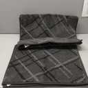 COSY HOMEER Kitchen Mats, 2 PCS Kitchen Rug Non Slip Washable, Absorbent Runner Rugs for Kitchen Floor, Polyester Kitchen Sink Rug 20"x32" + 20"x48"(Grey)