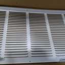 Return Vent Cover 30 x 12(Duct Opening Size),Air Return Vent Cover,Flat Vent Cover,Return Air Grilles,Outer Dimensions:31.75"Wx13.75"H(30"W x 12"H, Duct Opening)