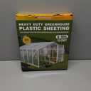 Plastic Sheeting 6 Mil, 12x25 FT, Greenhouse Plastic Sheeting, Heavy Duty, Polyethylene Film, UV Resistant, Tear-Proof, for Garden, Agriculture, Painting Floor Protection