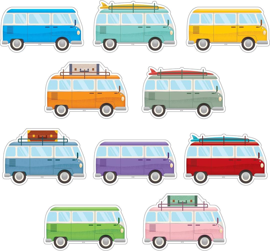 Teacher Created Resources TCR8807 Classic Vans Accents (1 Count (Pack of 1))
