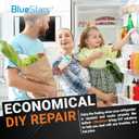 BlueStars 5304486359 5304506469 Refrigerator Door Handle Set - Compatible with Frigidaire Freezers - Replace Parts 5304504507, 242059501, 242059504 - Pack of 2 (White)