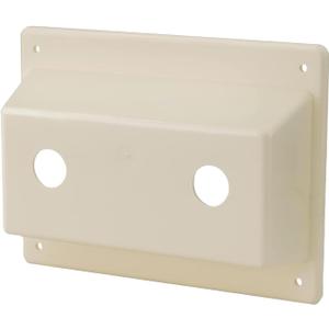 Shower faucet cover RV Camper trailer shower board replacement Faucet Mount KIT Faucet Bezel Stand Off Faucet Cover, Parchment