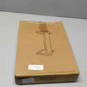 NatliedopDesktop Bookshelf Kitchen Cabinet Shelves Organizer - Office Counter Shelf Expandable Countertop Storage Rack, with Metal Frame Desktop Bookshelf, for Office Supplies, Home Decor an (1 Layer 50x20x18cm, White)