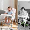 Baby High Chair Cover, Machine Washable High Chair Cushion Pad, Waterproof & Soft, Fits 3-5 Point Harness Chairs, High Chair Replacement Cover for Home & Restaurant Use Oatmeal