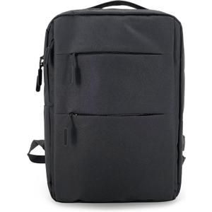 Gespann Laptop Backpack with USB Port Fit 17.3" Laptop Work Business Bag College Backpack (Black)