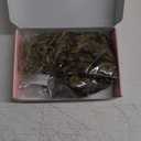 Flufymooz 4PC Clip in Hair Extensions, 14 Inch 100 Pure Protein Silk Short Hairpiece Deep Curly Wavy Hair Extensions Clip in Natural Soft Hairpiece for Women-Dark Blonde to Light Brown