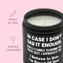 Lihome Gifts for Him - Anniversary Wedding, Birthday, Christmas, Friendship Gifts, Natural Soy Wax Vanilla Coconut Scented Candles(7oz)