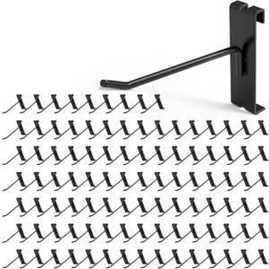 Gridwall Hooks 4 Inch, 50Pcs Display Hooks for Grid Wall, Grid Wall Hooks