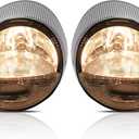 HECASA Pair Headlights Compatible with 2003-2005 Ford Thunderbird Replacement for 5W6Z13008A 5W6Z13008B FO2502208 FO2503208 Headlamps Clear Lens Left and Right