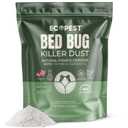 Bed Bug Killer Dust, 1 lb. | Natural Pumice Powder with Powerful Essential Oils for Indoor Treatment of Bed Bugs | Kills Bed Bugs and Eggs by Contact | Low-Odor and Non-Staining Pest Control Powder