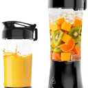 Portable Smoothie Blender,Cordless Blender Bottle Electric,24oz. Vessel,USB-C Rechargeable portable juicer, Electric Protein Shaker Bottles with Leakproof Lid, Ideal for Shakes and Frozen Drinks