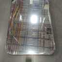 20"x30" Brushed Titanium Bathroom Mirror, Dark Grayish Brown Rounded Rectangle Wall Mirror with Metal Frame Hanging for Bathroom Entryway Vanity,Living Room,Bedroom,Vertical or Horizontal