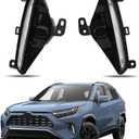 Labwork Left Driver and Right Passenger Sides Pair Fog Lights Replacement for Hybrid Toyota RAV4 2021-2023 Fog Lights Driving Lamps TO2563108 8144042020