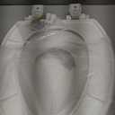 Little2Big Toilet Seat with Built-In Toddler Potty Training Seat, Slow Close, Easy to Install, Made in USA, ELONGATED, White