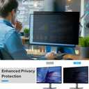 MOBDIK 22 Inch Monitor Computer Privacy Screen Filter for 16:9 Aspect Ratio, Anti Blue Light, Anti Glare & Spy - 1 Pack