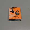 Skullcandy Push Active Wireless Earbuds, Bluetooth Headphones, Noise Isolating, 44 Hrs Battery, Secure-Fit Over-Ear Hanger, Sweat and Water Resistant, Microphone for iPhone Android - True Black/Orange