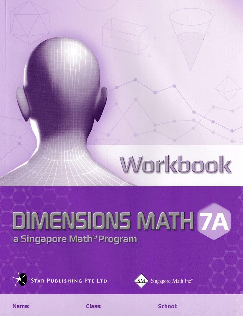 Dimensions Math Workbook 7A