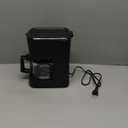 Amazon Basics 5 Cup Drip Coffee Maker, Coffee Machine with Glass Coffee Pot (0.8 Qt), Auto Shut-off, Auto Pause, Removable Filter Basket, Matte Black