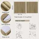 2 x Wood Contact Paper Light Wood Grain Wallpaper Peel and Stick Wallpaper Removable15.7x472.5Self Adhesive Plank Wallpapr for Cabinet Shelf Home Decoration Wallpapr Oak Paper Liner