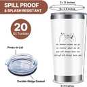 Sister Gifts From Sisters Stainless Steel Tumbler 20oz Gifts for Women Unique Gift For Sister Soul (no matter)