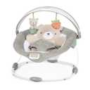 Ingenuity InLighten Baby Bouncer Seat with Light Up-Toy Bar and Bear Tummy Time Pillow Mat - Nate, Newborn and up