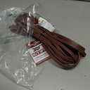 Flat Plug Extension Cord with 3 Outlets Extender, Indoor Extension Cord Power Strip, 16 Gauge 30FT Brown 3 Prong, 16/3 SPT-3 13A, UL Listed