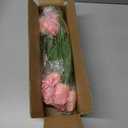 Yastouay 12-Pack Pink Tulips Artificial Flowers, Real Touch Latex Faux Tulips with Large Full Buds, Lifelike Vibrant Fake Tulips Bouquet for Spring Wedding Home Dcor, Table & Party Centerpiece