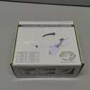 JARLINK Magnifying Glass with Light, Magnifying Glasses with 5 Lenses 0.75-4.0X and 3 LED Lights, Rechargeable Headset Magnifying Glasses for Close Work, Crafts, Reading, Jewelry and Model Makers (White)