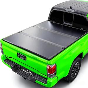 Hard Tri-Fold Truck Bed Tonneau Cover for 2019-2025 2026 Ranger 5FT Bed (61") No Drilling,All Weather Protection,Anti-Theft Security Ford Ranger Accessories(Hard Tri-Fold, 5FT Bed)