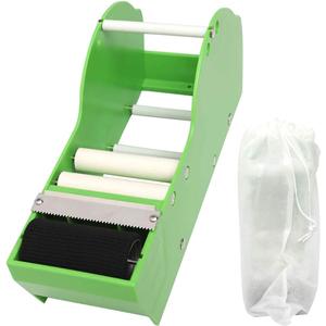 WELSTIK Water Activated Gummed Kraft Paper Tape Packaging Dispenser 3 Inch Green for Shipping, Carton and Box Sealing