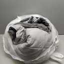 Homelike Moment Comforters Queen Size - Grey Duvet Insert Down Alternative Bed Queen Comforter, Lightweight Bedding Comforters Full Size Quilted Soft All Season Reversible Dark Gray/Light Grey