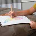 LYRA Waldorf Selection Giant Triangular Colored Pencil, Unlacquered, 6.25 Millimeter Cores, Assorted Colors, 12-Pack (3711121)