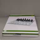 Avant-Garde Black Frosted Glass Chess Set with Mirror Board