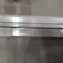 LazBlinds No Drill Zebra Blinds for Windows 28" W x 72" H, White
