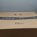 SpaceTime Extra Large Litter Box with High Sides,24.2" Lx16.3 Wx12.9 H XL Multi Cat Litter Pan for Kitty,Cat Boxes for Indoor Cats,Jumbo Litter Boxes for Big Cats,Anti-Splashing,Easy to Clean (Grey)