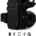 MegaGear MG1877 Ever Ready Leather Camera Case compatible with Nikon Coolpix P950 - Black