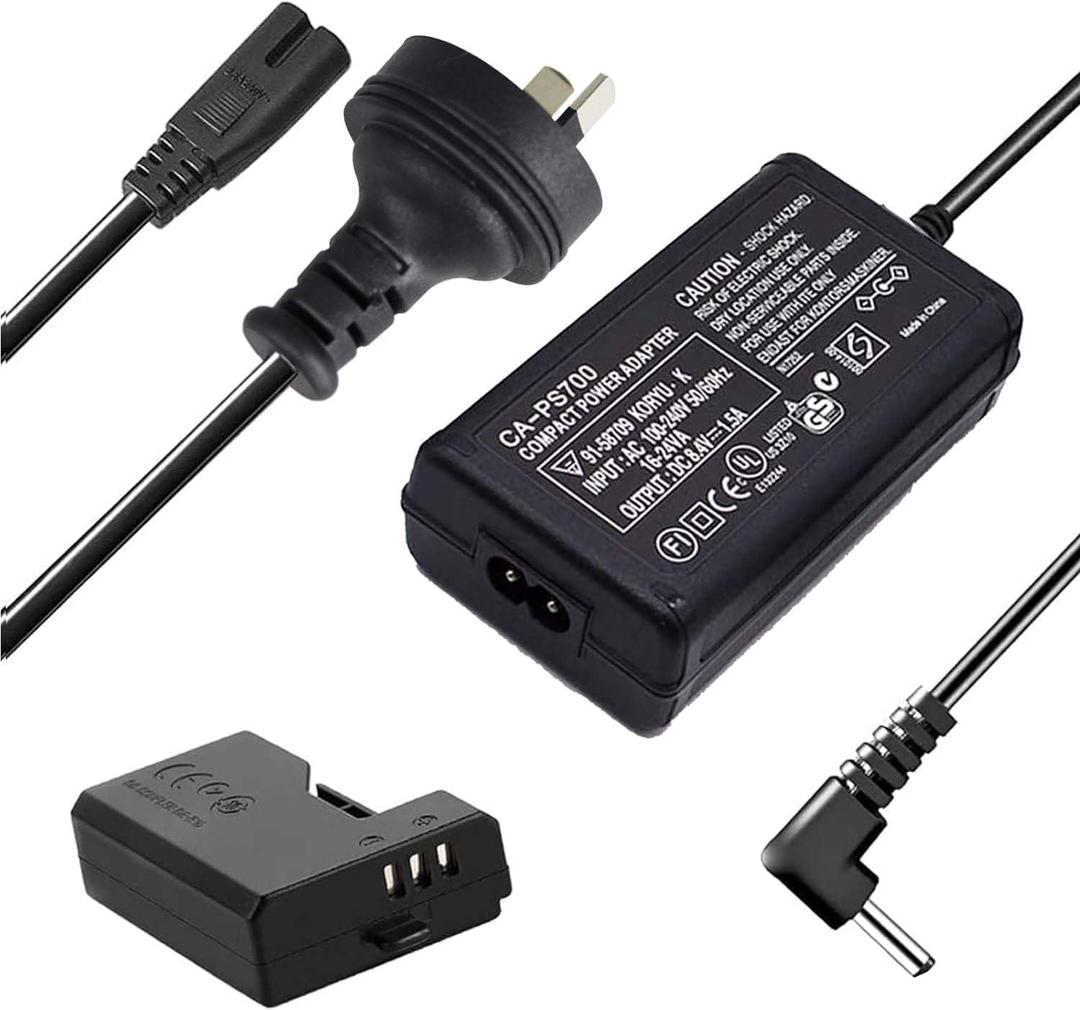 Adhiper ACK-E15 Camera AC Power Adapter Kit, Replacement DR-E15 DC Coupler Charger Kit for Canon EOS Rebel SL1 / 100D DSLR Cameras